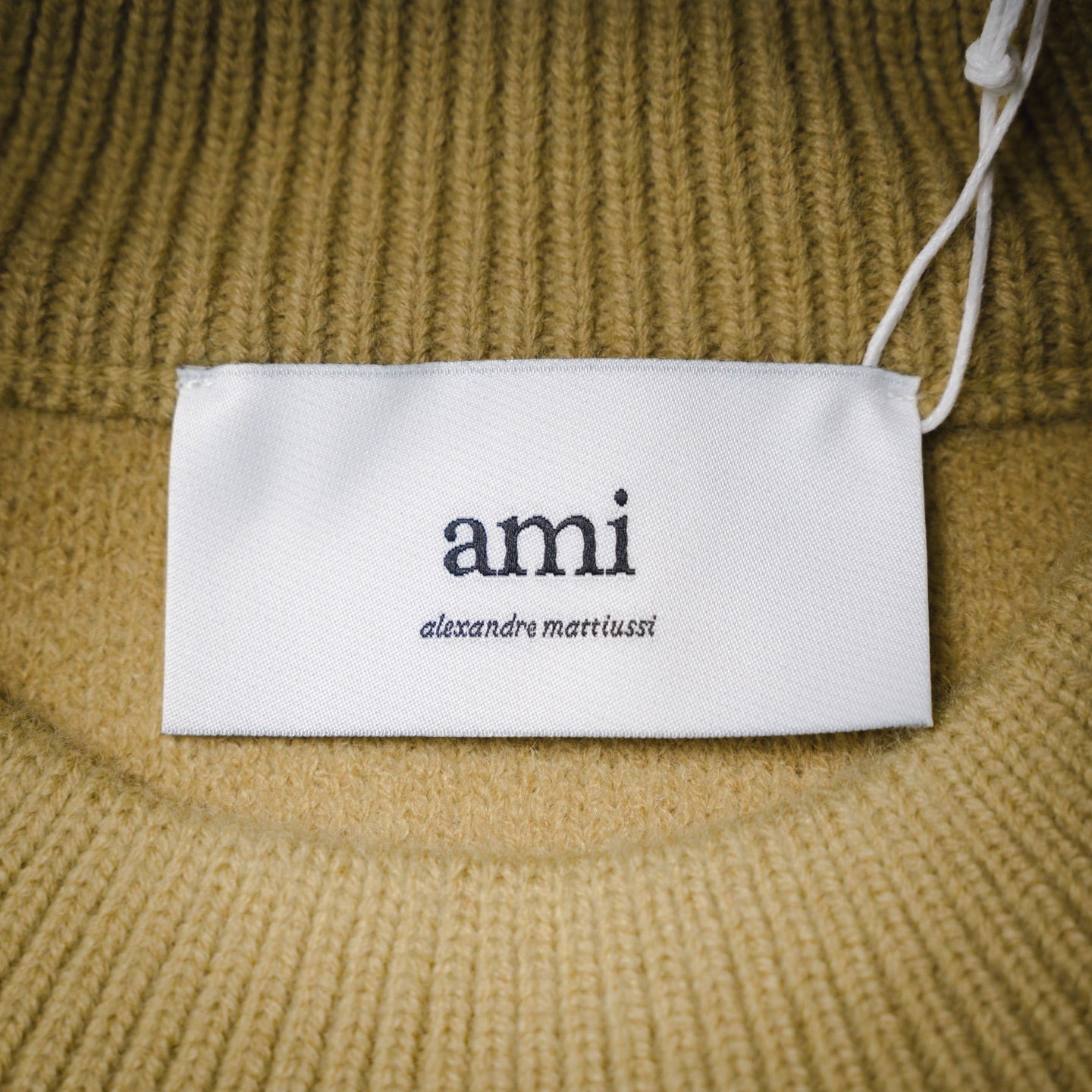 Ami 25fw jacquard sweater