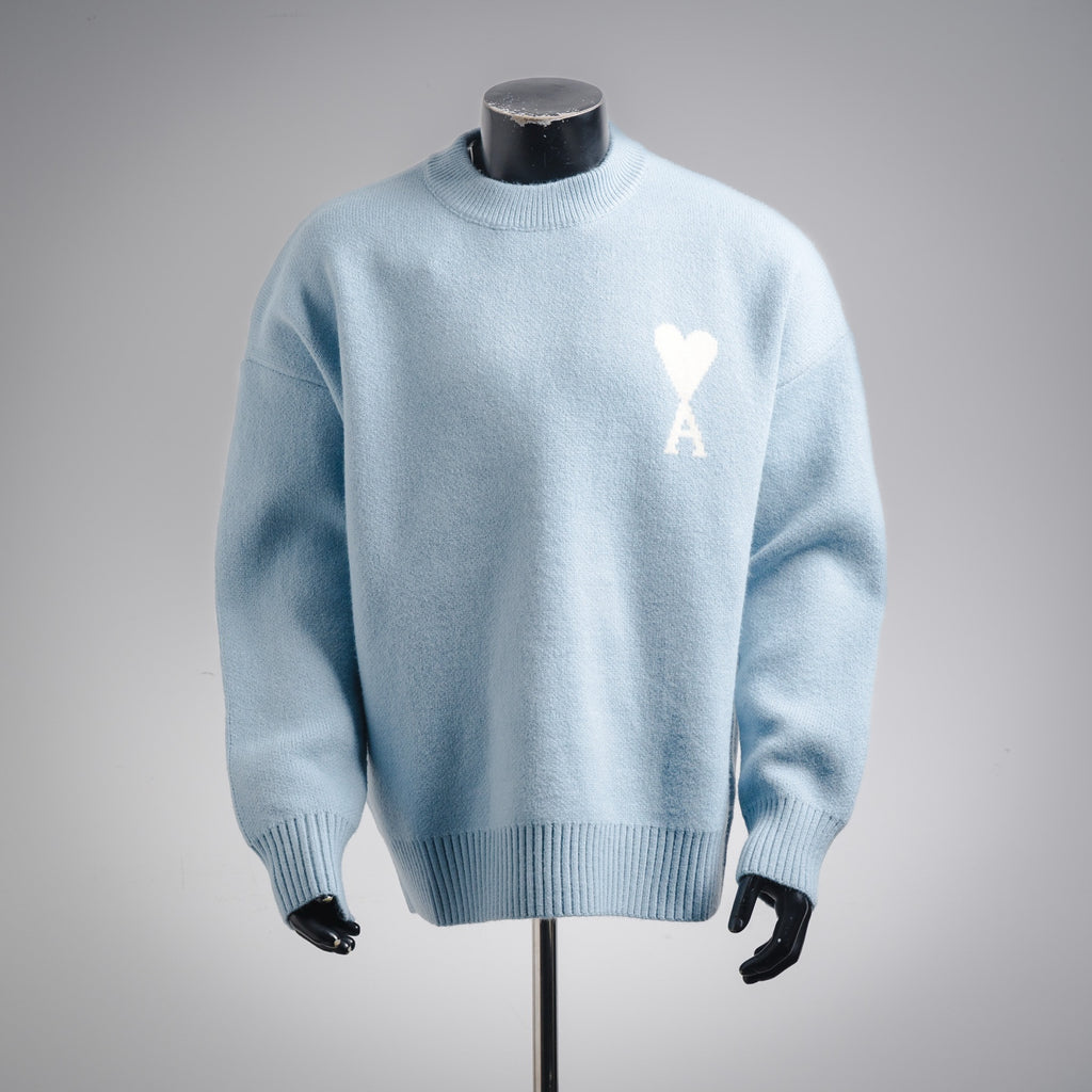 Ami 25fw jacquard sweater