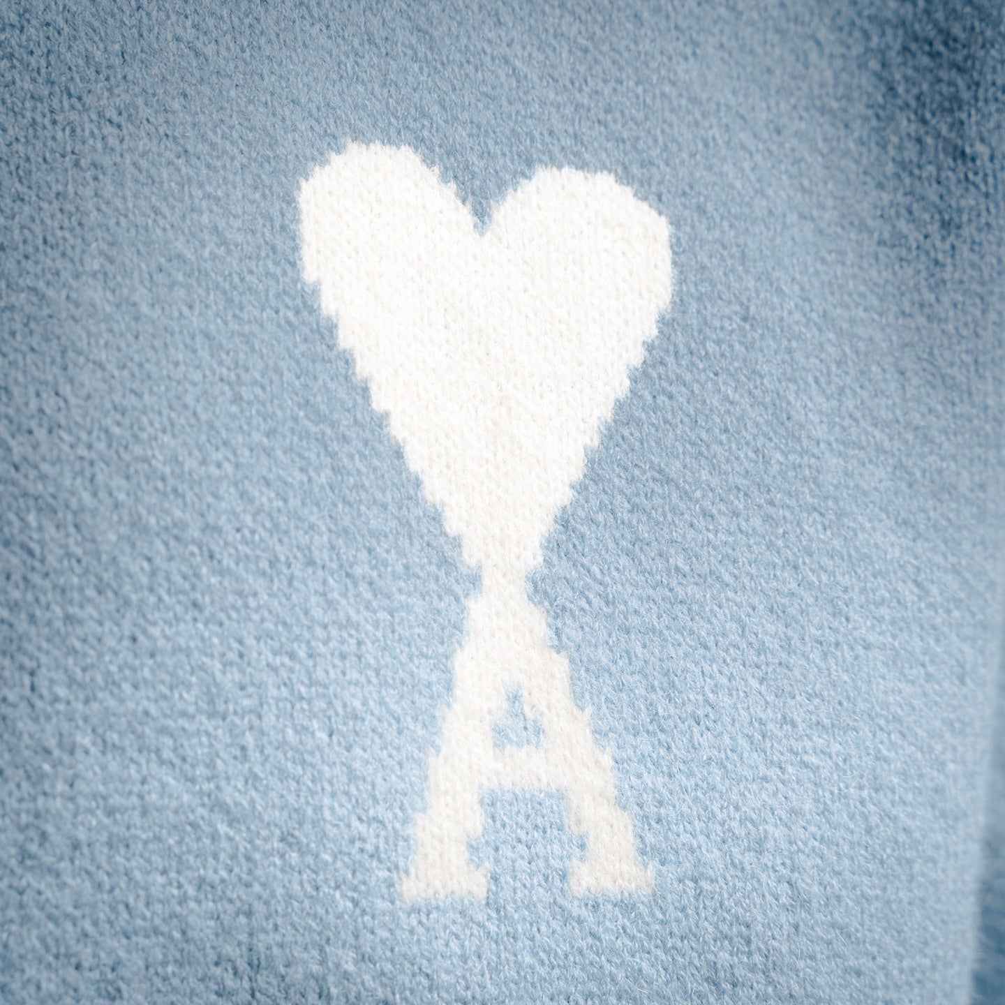 Ami 25fw jacquard sweater