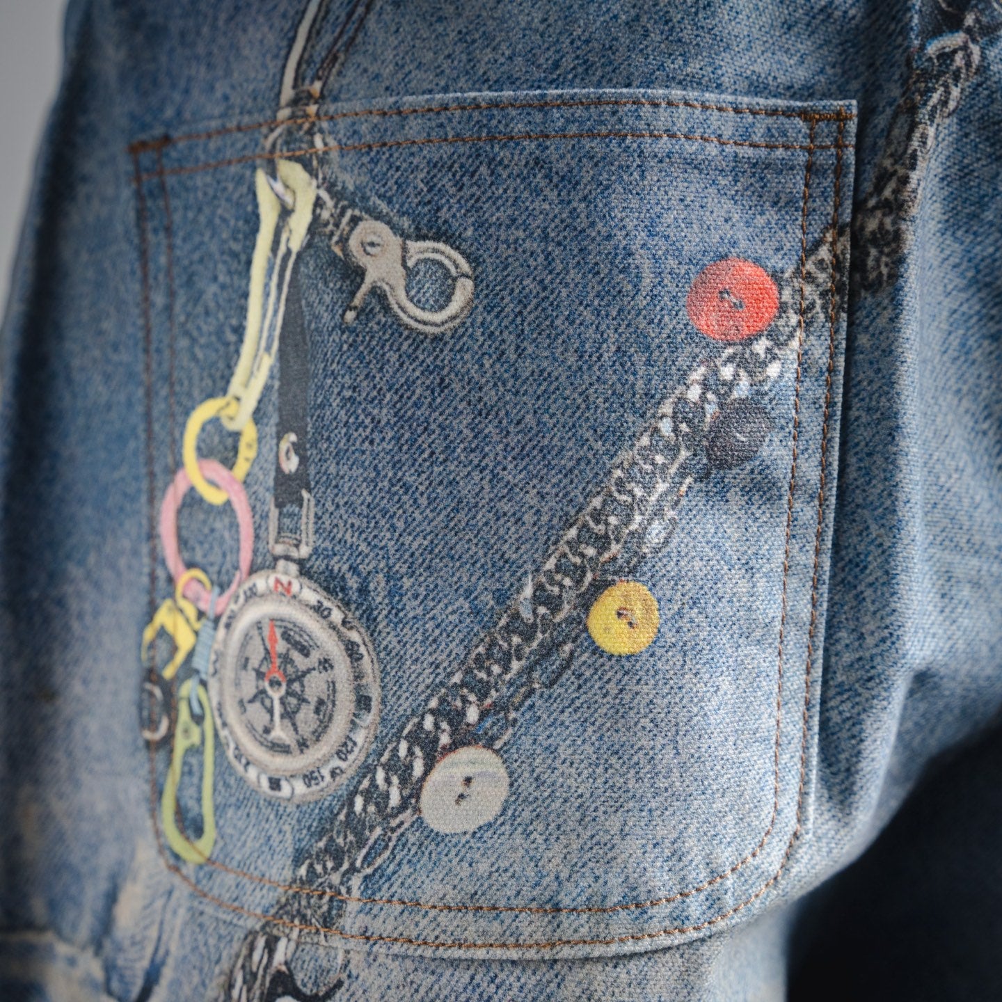 Goodbra 25fw printed jeans