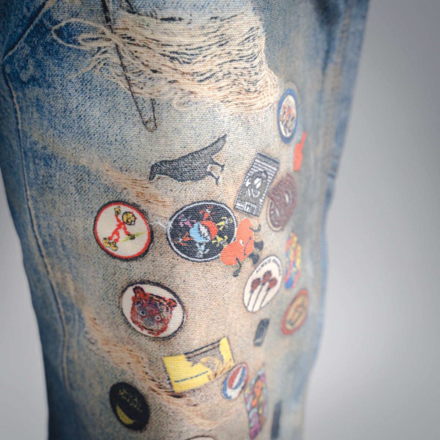 Goodbra 25fw printed jeans