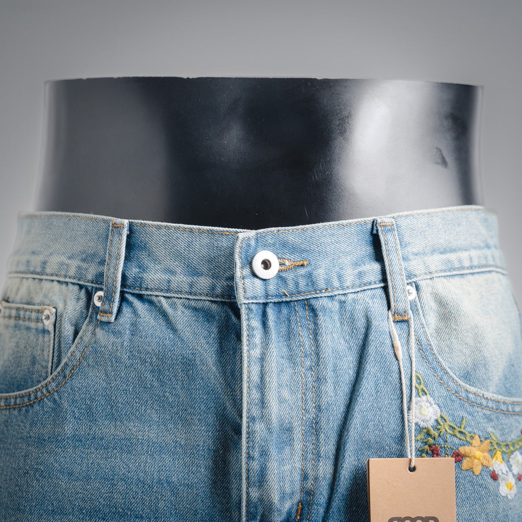Goodbea 25fw embroidered jeans