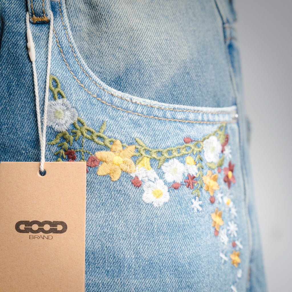 Goodbea 25fw embroidered jeans