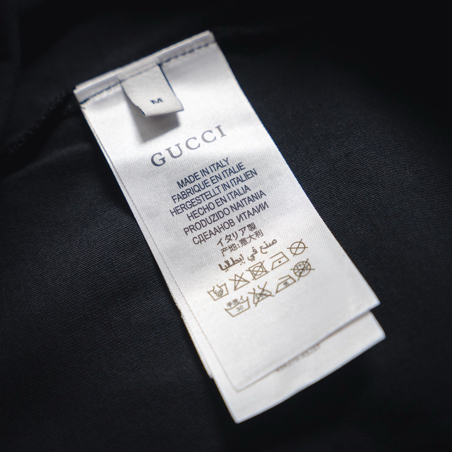 Guc 25fw embroidered t-shirt