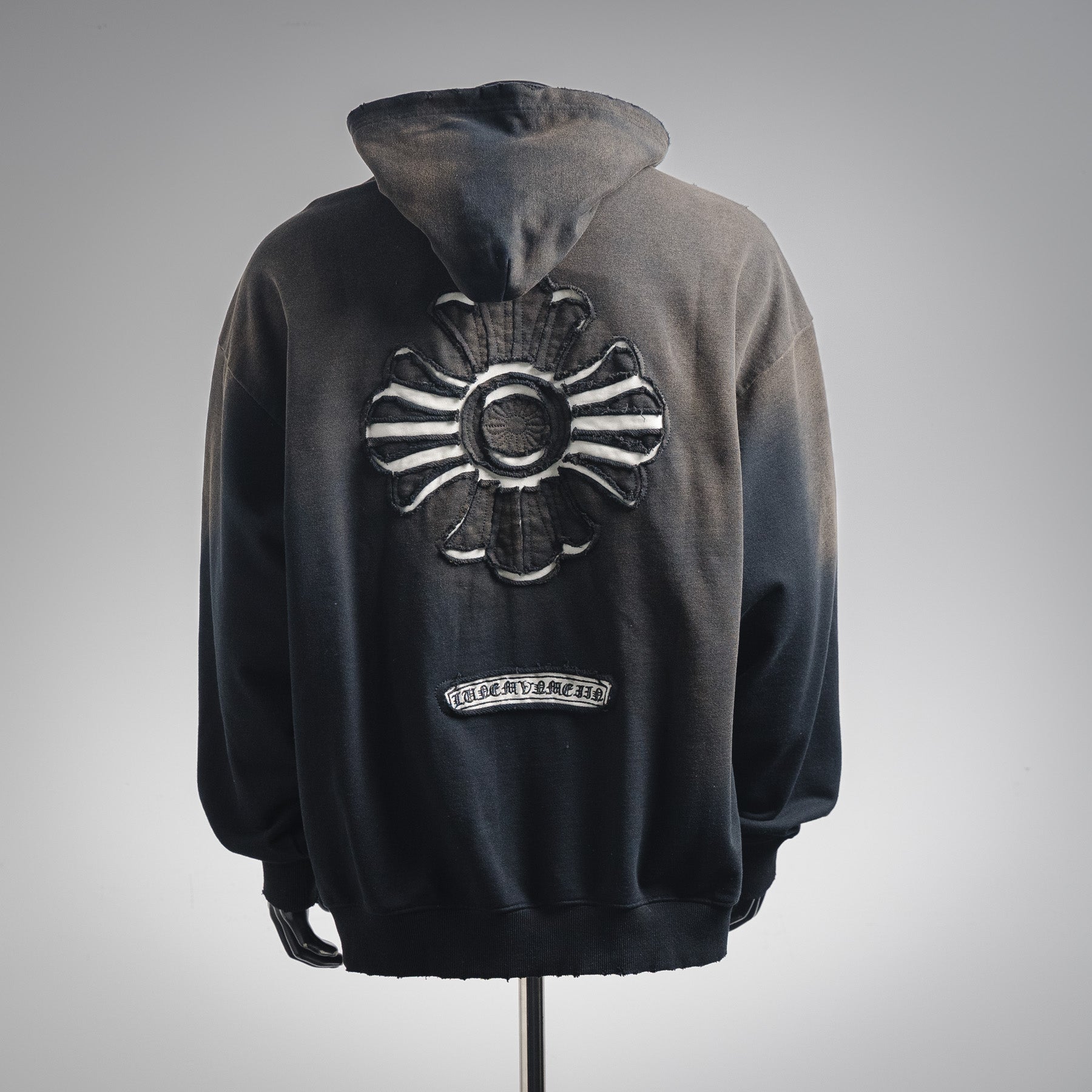 Chrome 25fw embroidered hoodie