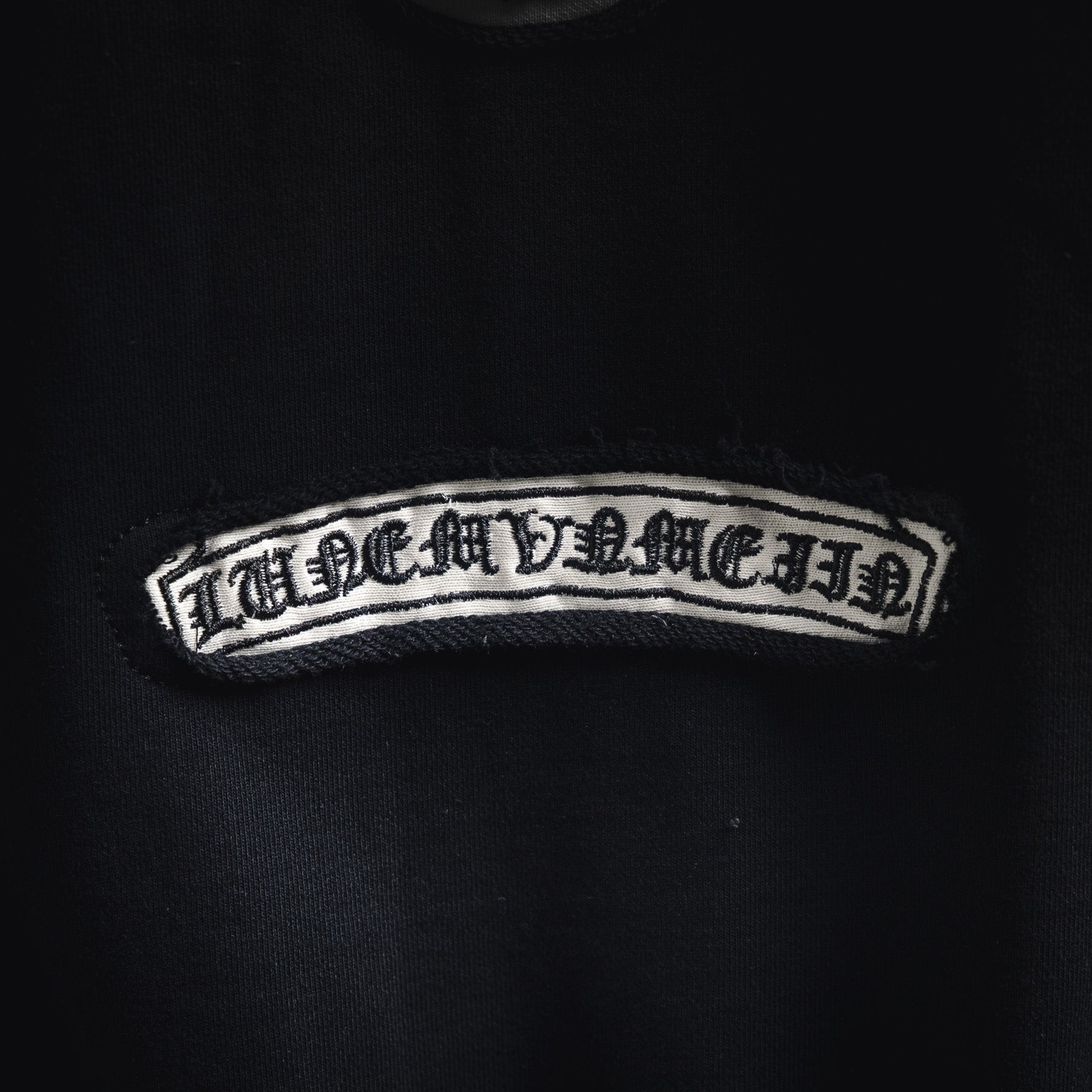 Chrome 25fw embroidered hoodie