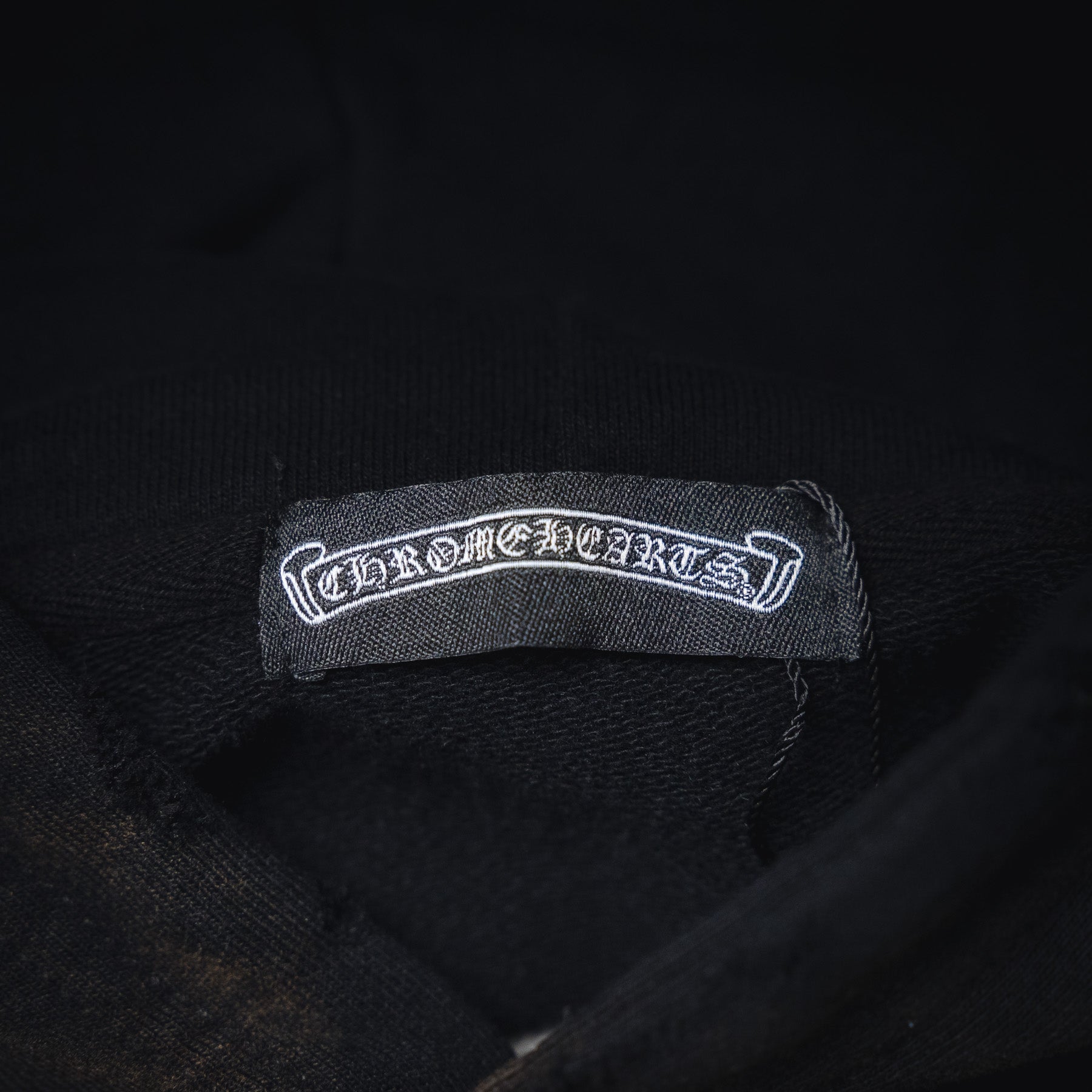 Chrome 25fw embroidered hoodie