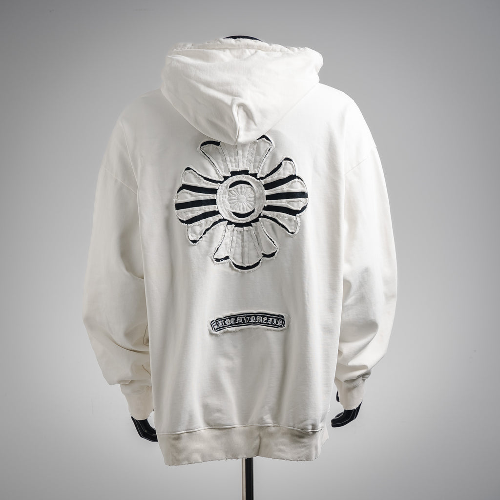 Chrome 25fw embroidered hoodie