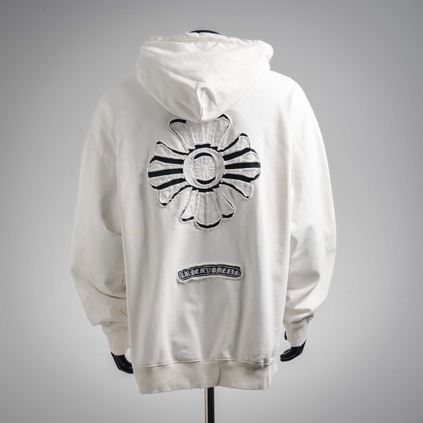 Chrome 25fw embroidered hoodie