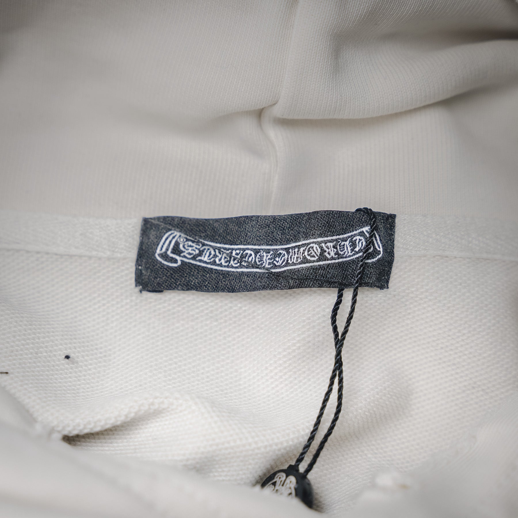 Chrome 25fw embroidered hoodie