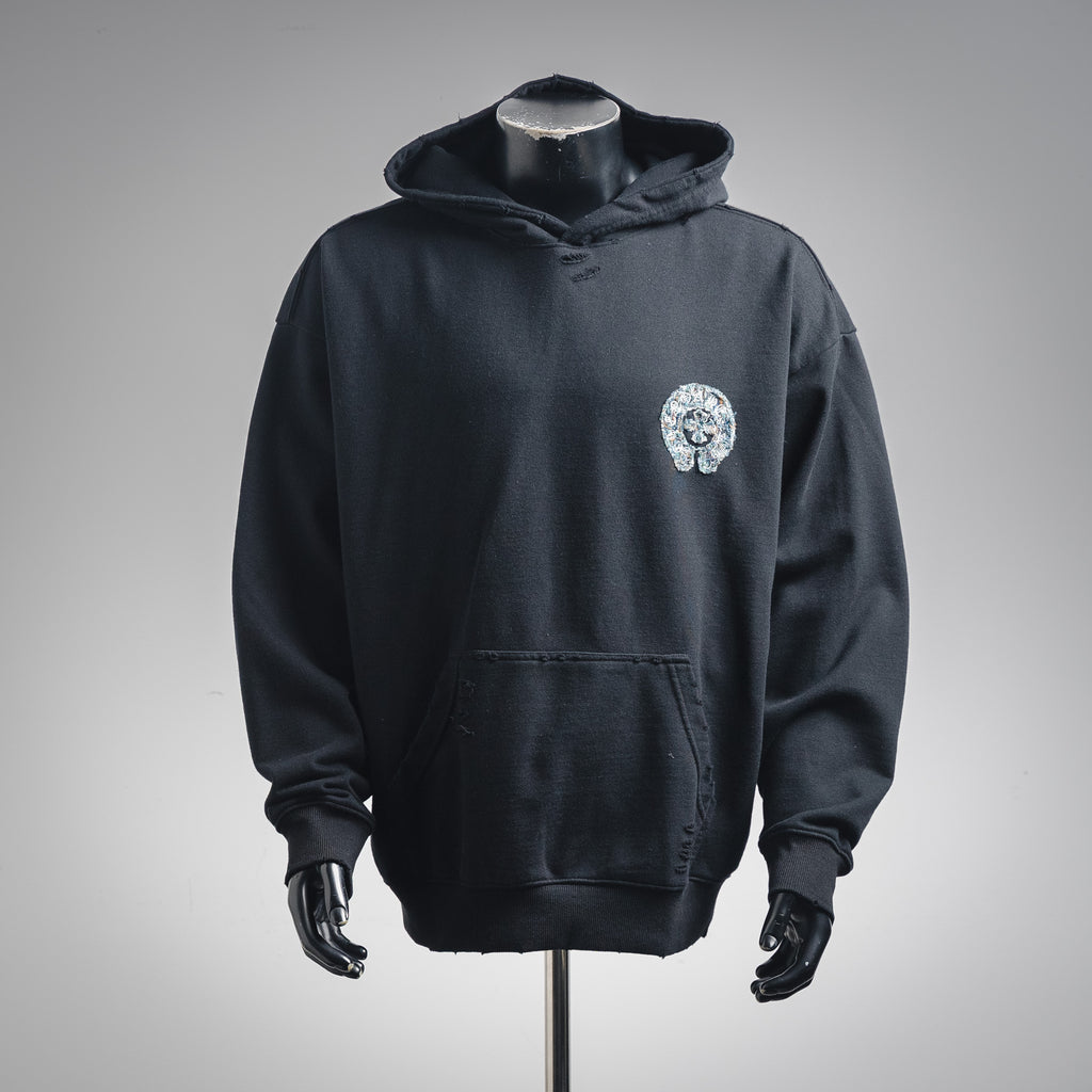 Chrome 25fw printed hoodie