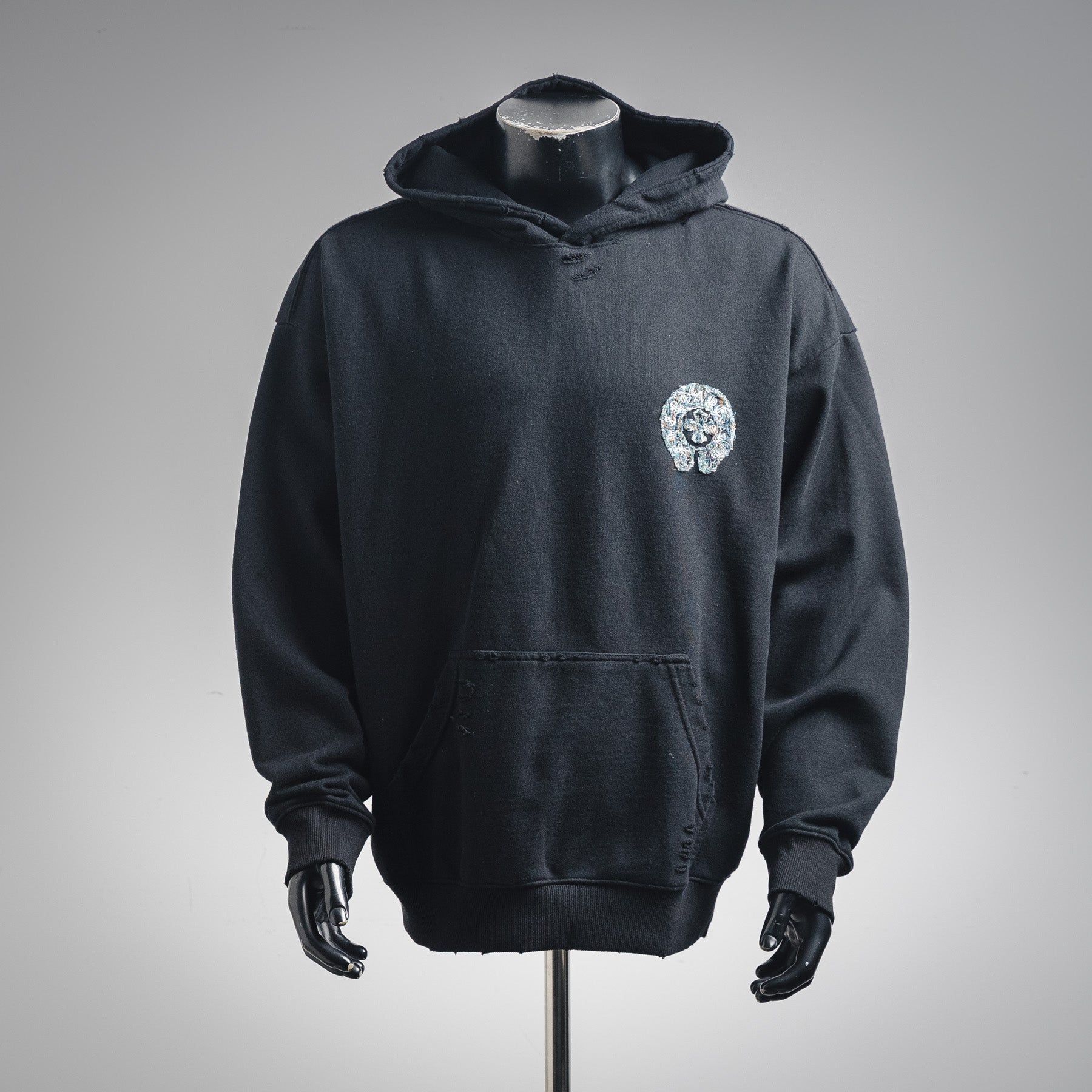 Chrome 25fw printed hoodie