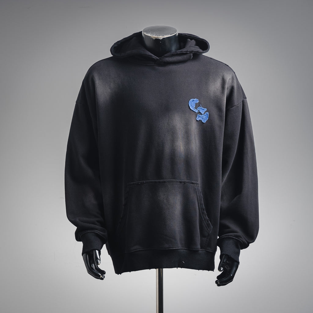 Chrome 25fw embroidered hoodie