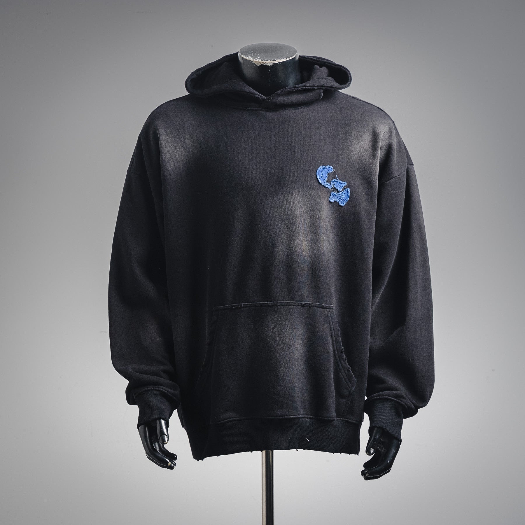 Chrome 25fw embroidered hoodie