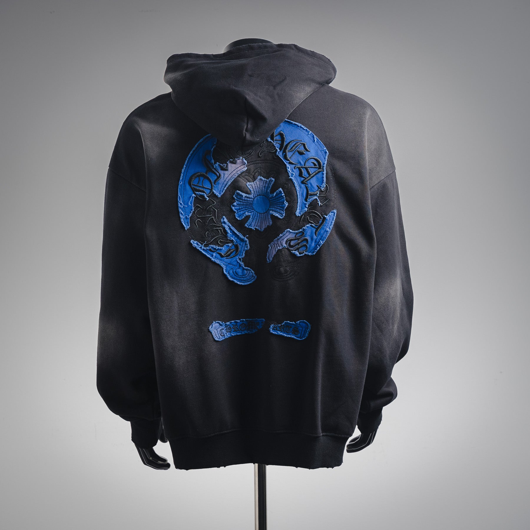 Chrome 25fw embroidered hoodie