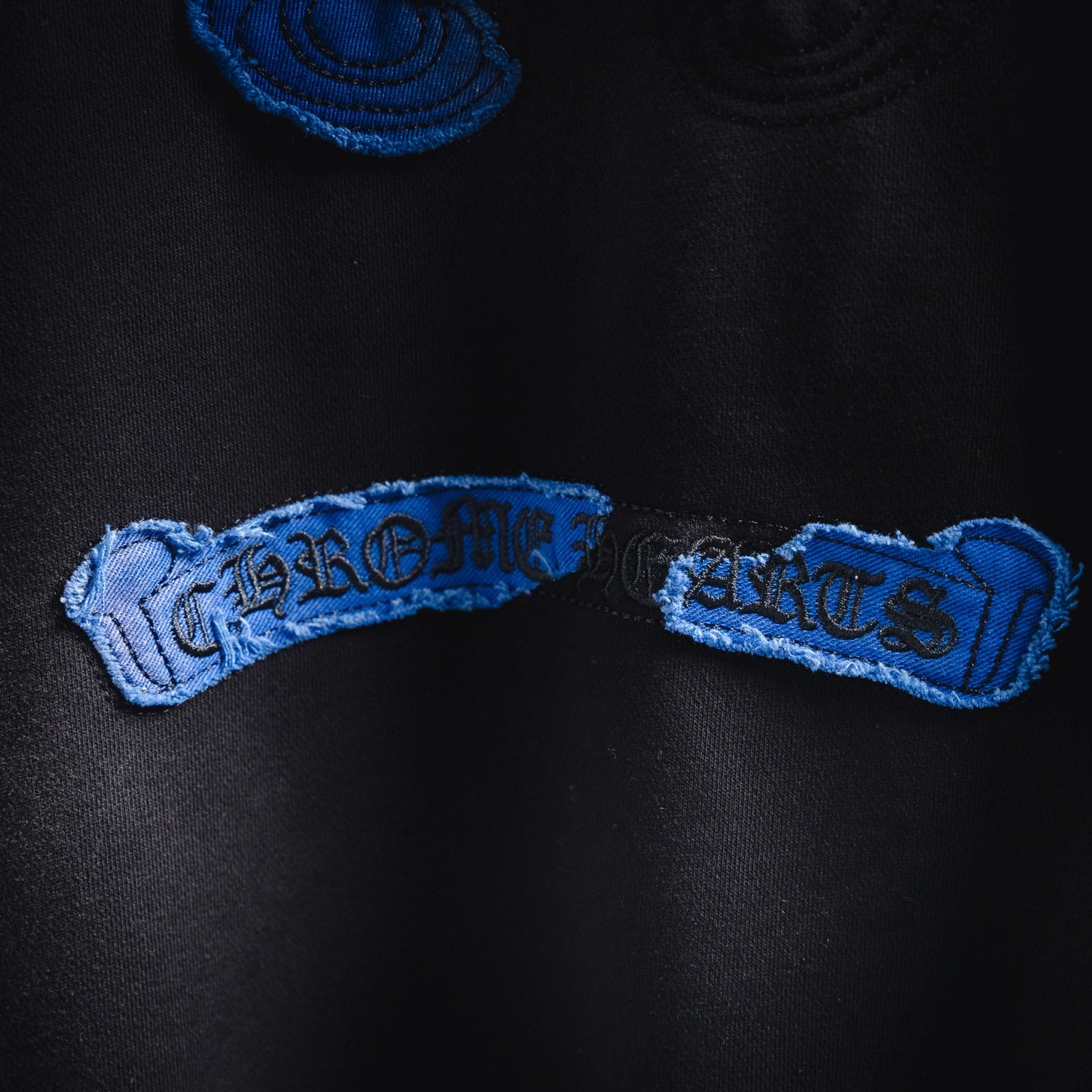 Chrome 25fw embroidered hoodie