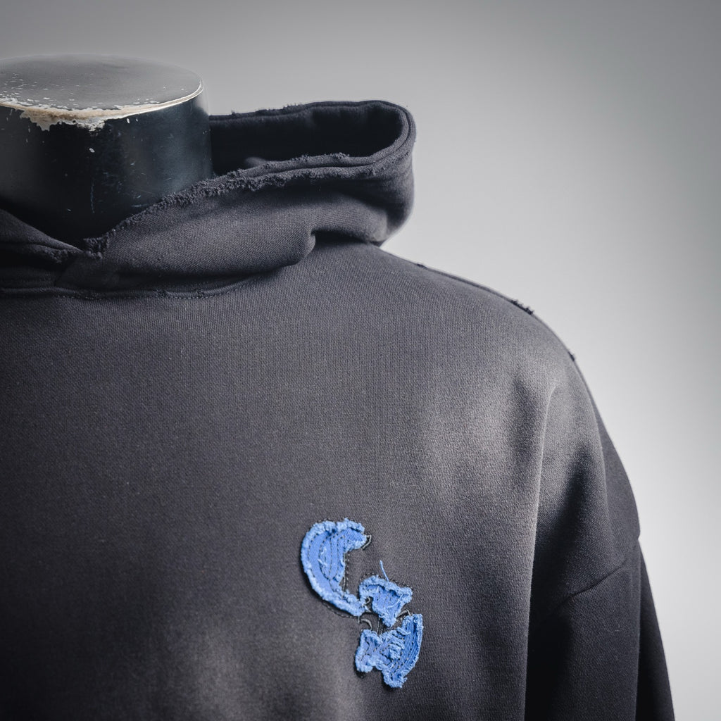 Chrome 25fw embroidered hoodie