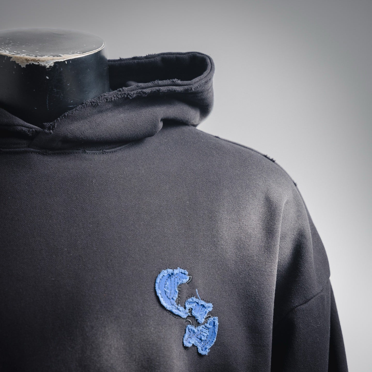 Chrome 25fw embroidered hoodie