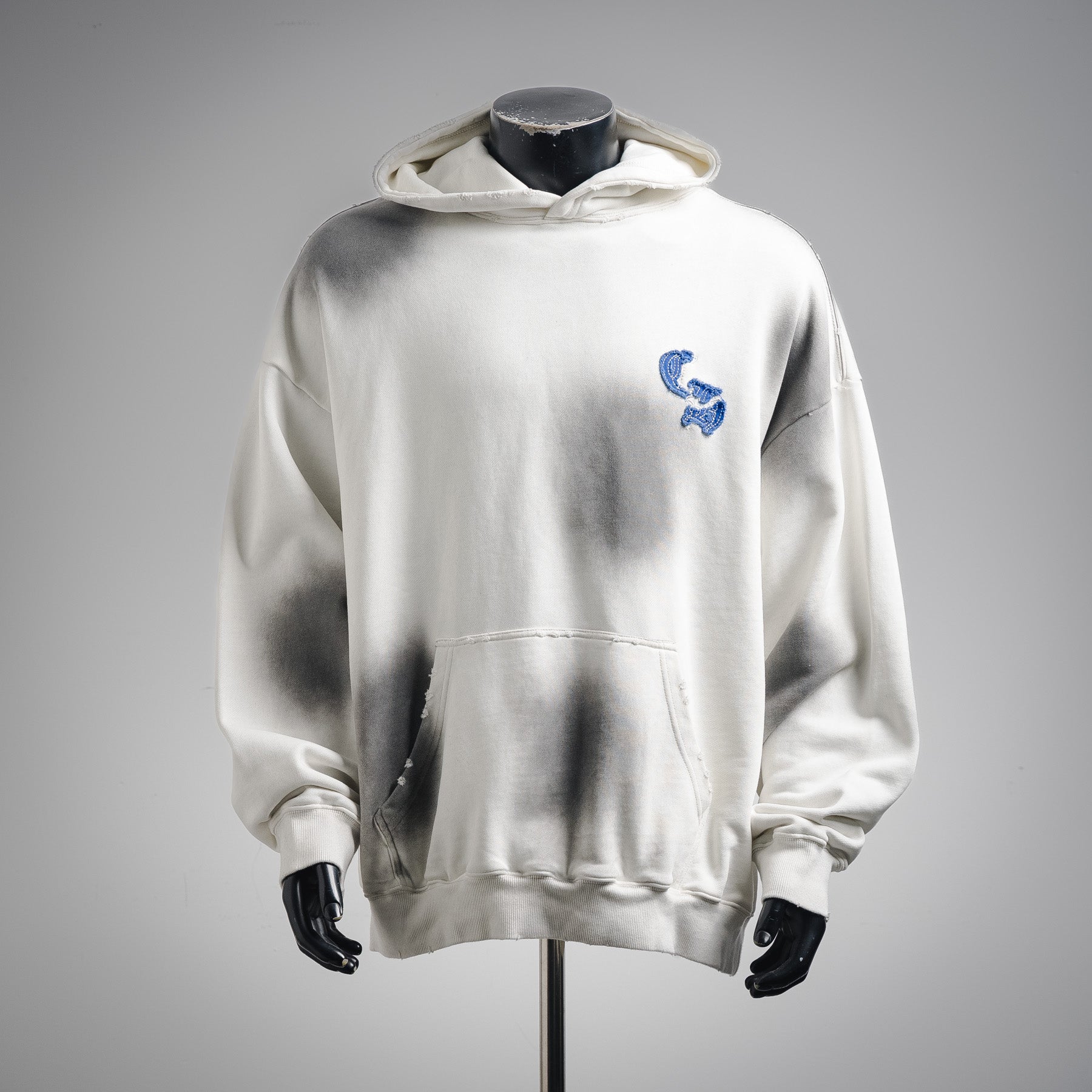 Chrome 25fw embroidered hoodie