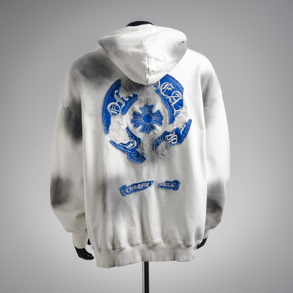 Chrome 25fw embroidered hoodie