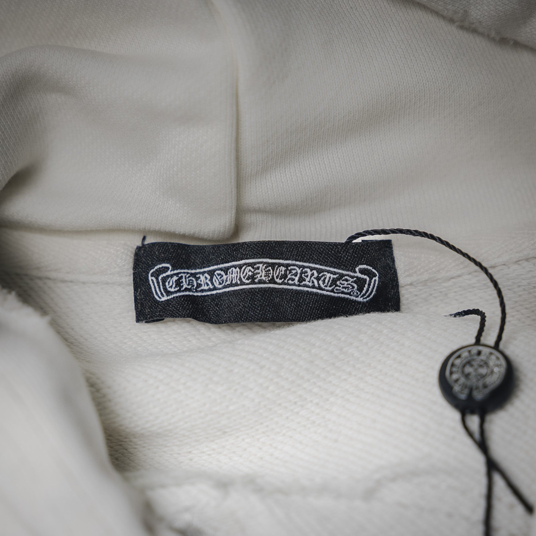 Chrome 25fw embroidered hoodie