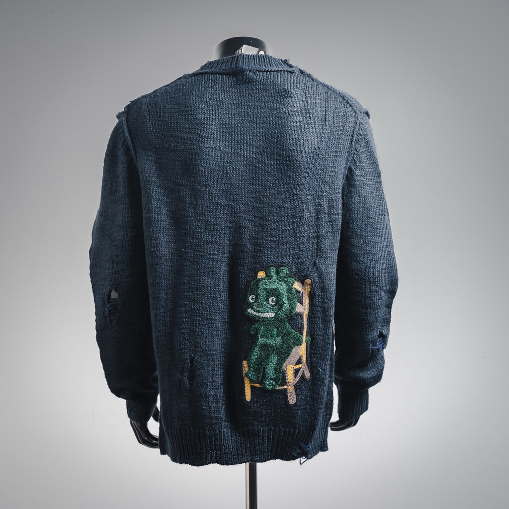 CD 25fw embroidered sweater