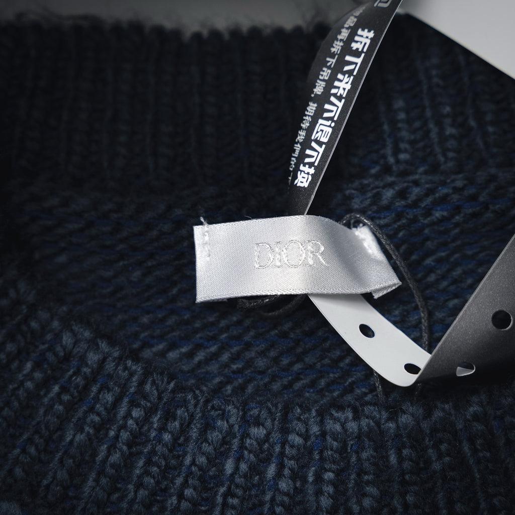 CD 25fw embroidered sweater