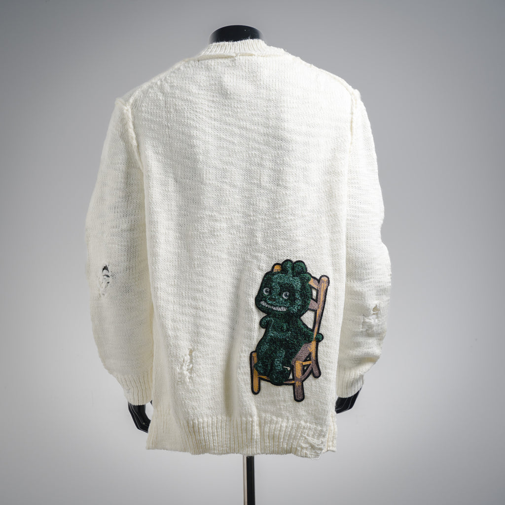 CD 25fw embroidered sweater