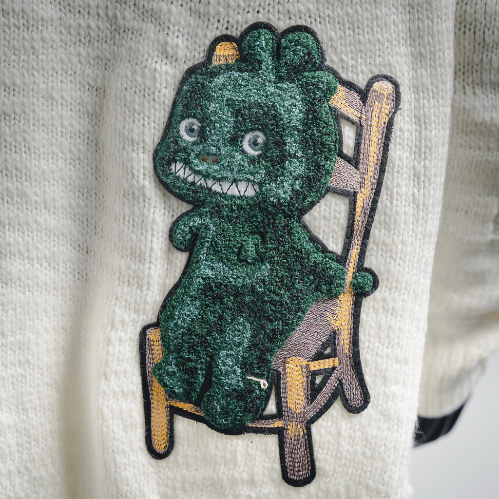 CD 25fw embroidered sweater