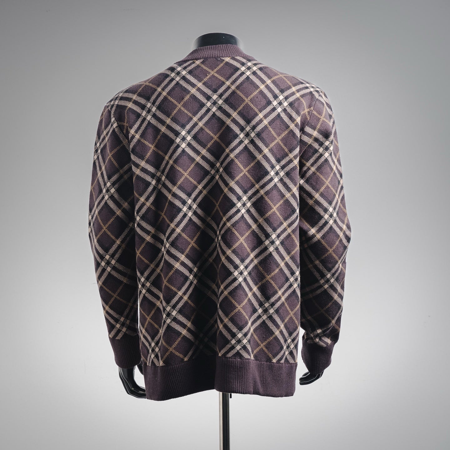 Burbery 25fw plaid cardigan