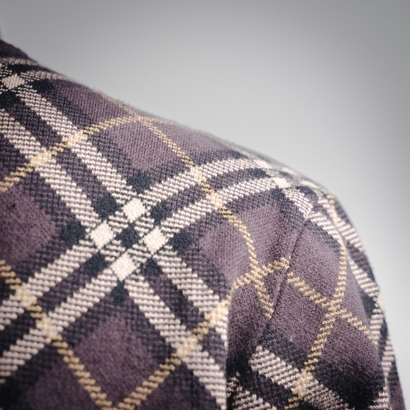 Burbery 25fw plaid cardigan