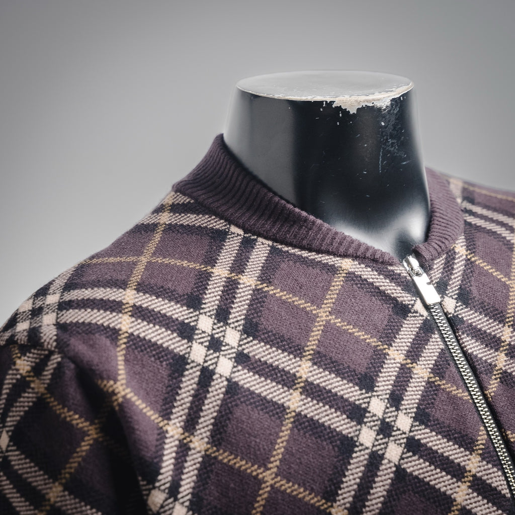 Burbery 25fw plaid cardigan