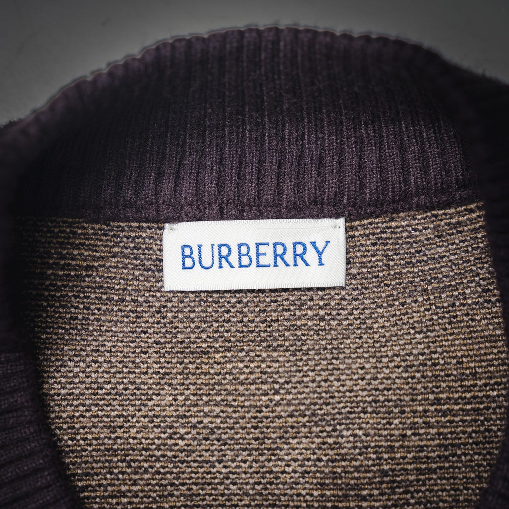 Burbery 25fw plaid cardigan