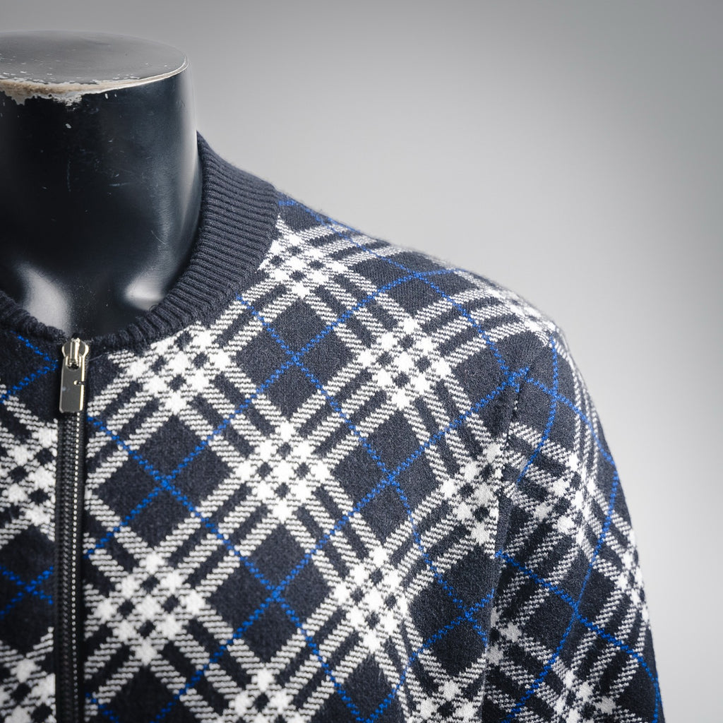 Burbery 25fw plaid cardigan