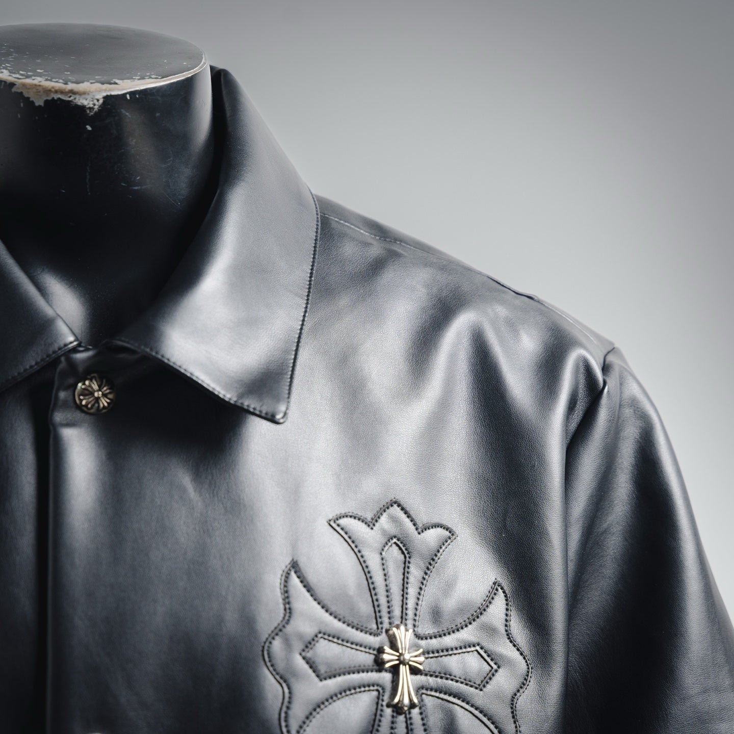 Chrome 25fw leather jacket