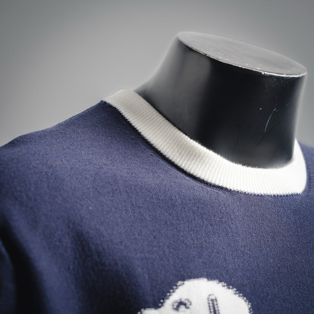 Thom 25fw embroidered sweater