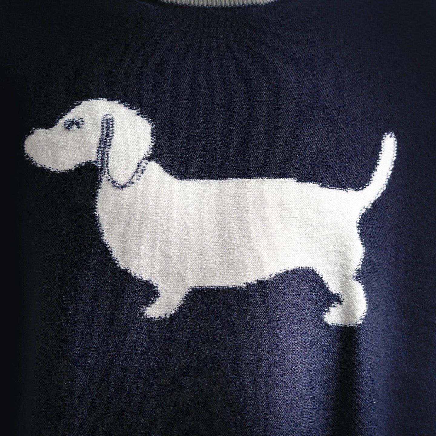 Thom 25fw embroidered sweater