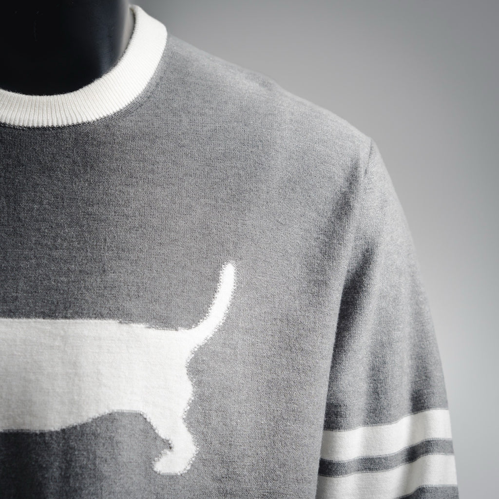 Thom 25fw embroidered sweater