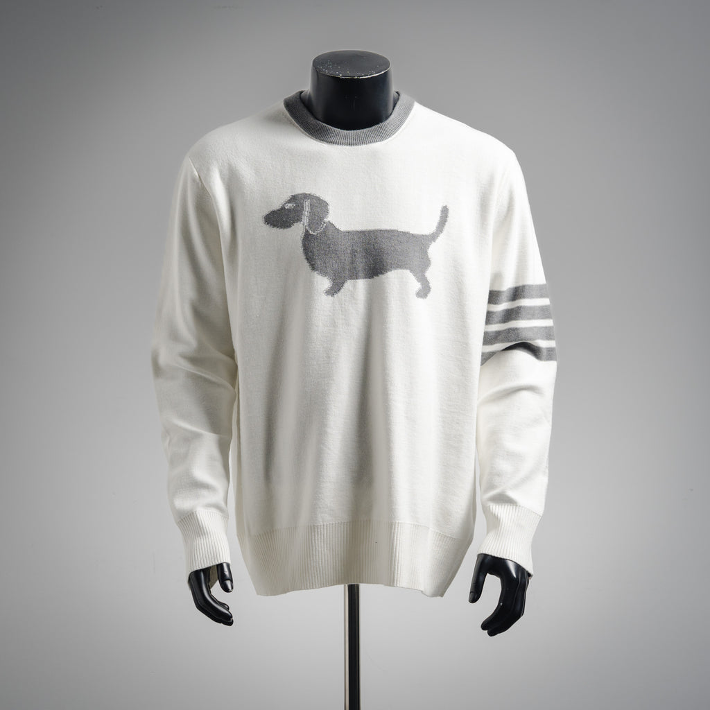 Thom 25fw embroidered sweater