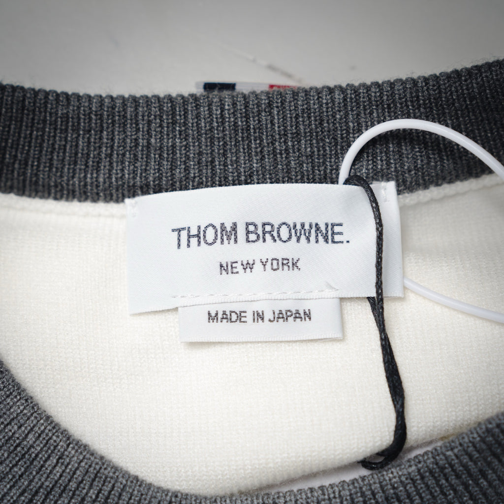 Thom 25fw embroidered sweater