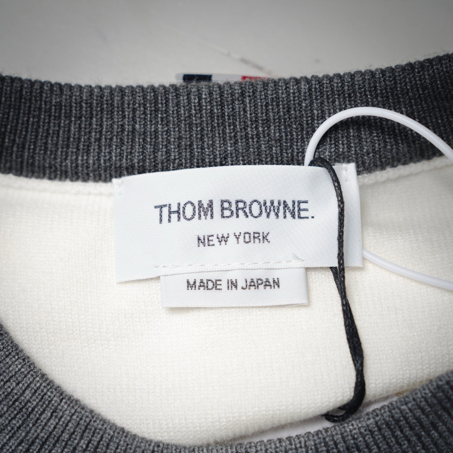 Thom 25fw embroidered sweater