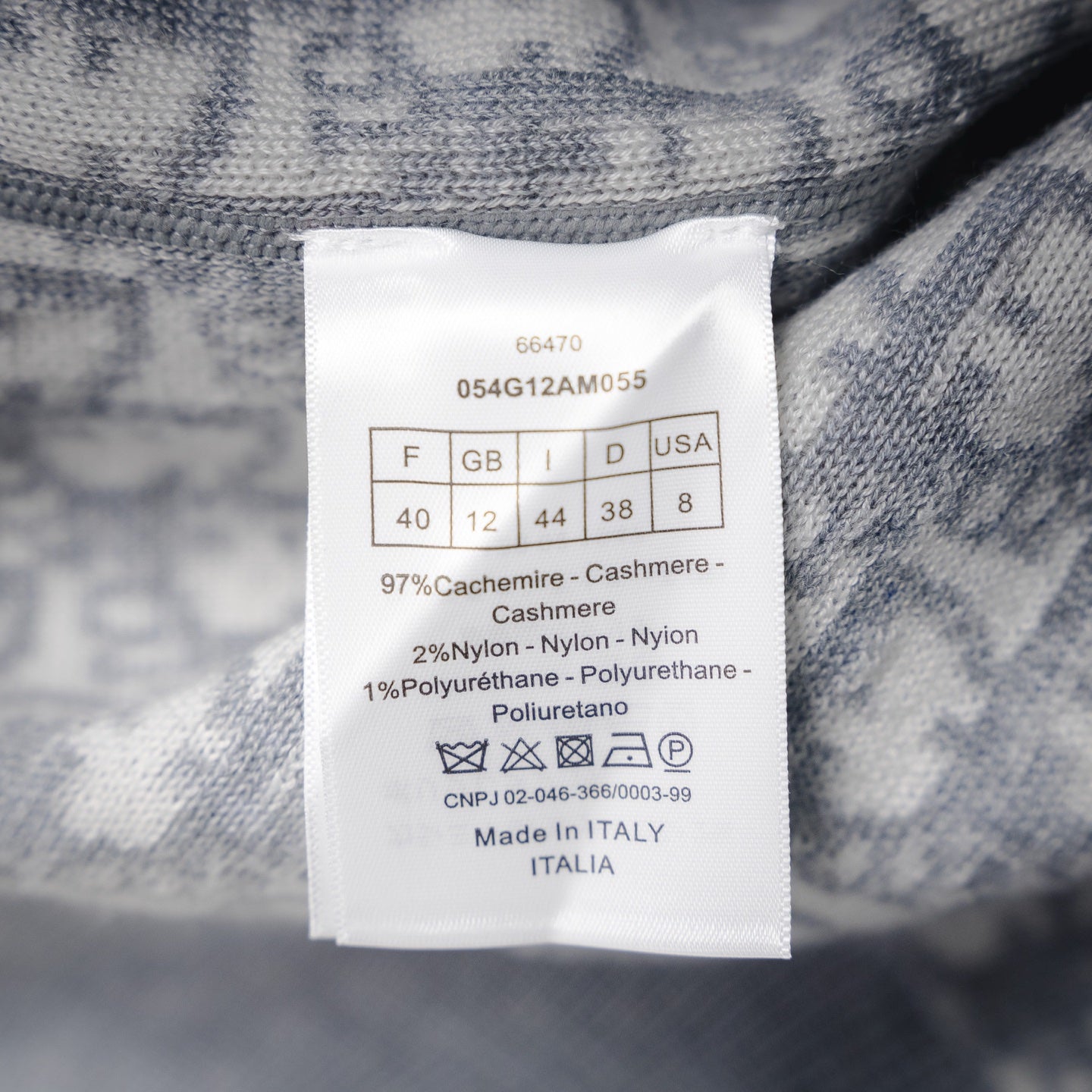 CD 25fw jacquard sweater