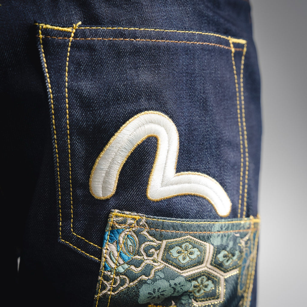 Evis 25fw embroidered jeans