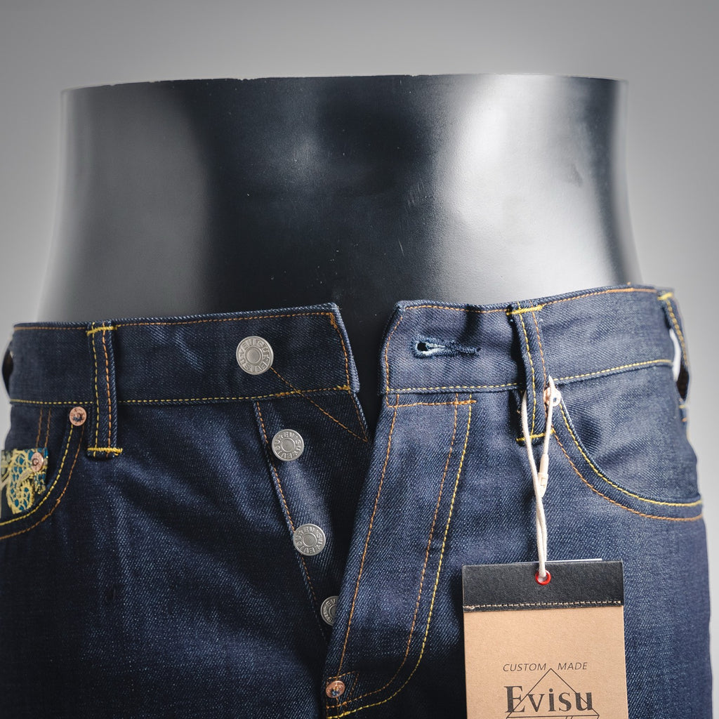 Evis 25fw embroidered jeans