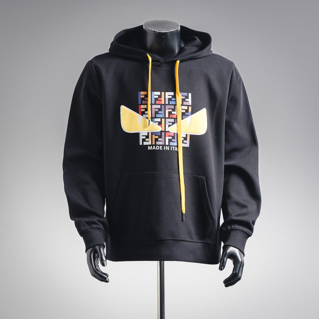 Fend 25fw printed hoodie