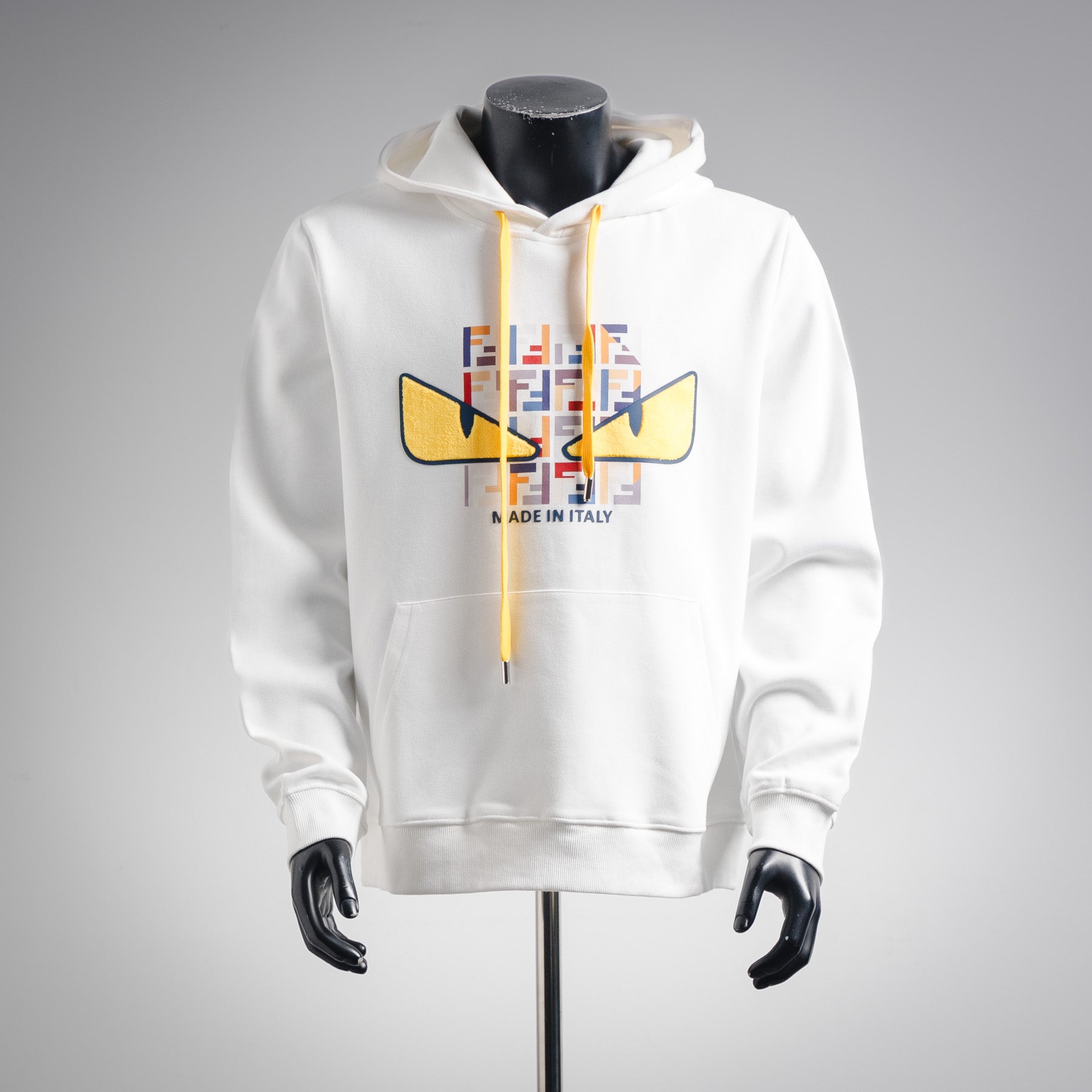 Fend 25fw printed hoodie