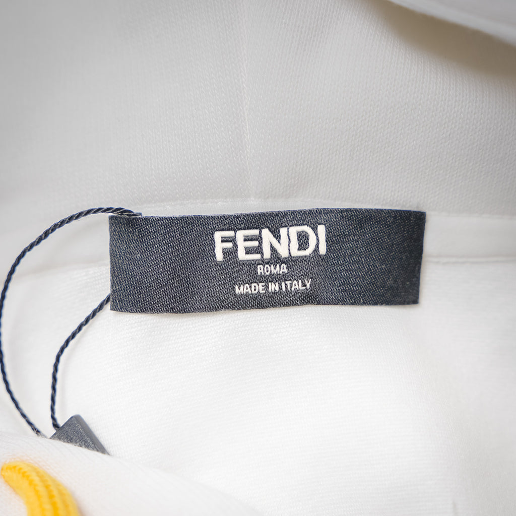Fend 25fw printed hoodie