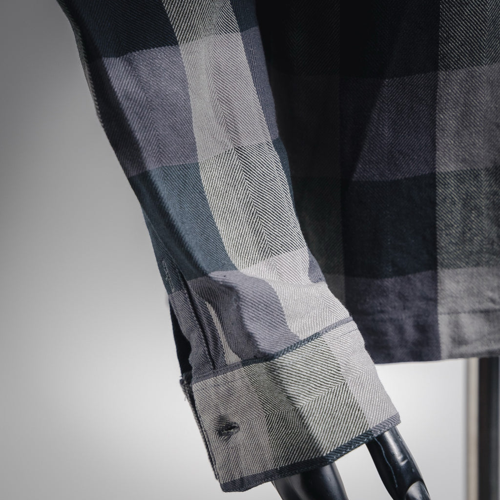 Mon 25fw plaid shirt