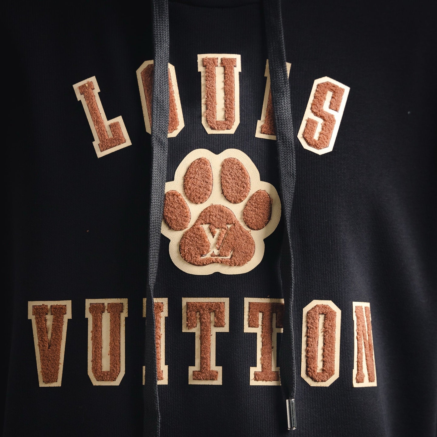 Louis 25fw printed hoodie