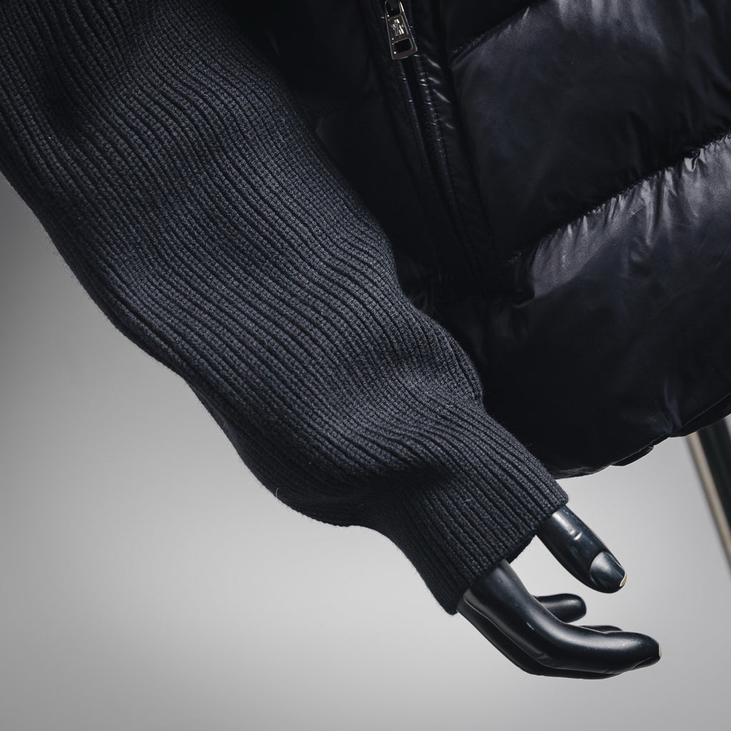 Mon 25fw splicing jacket